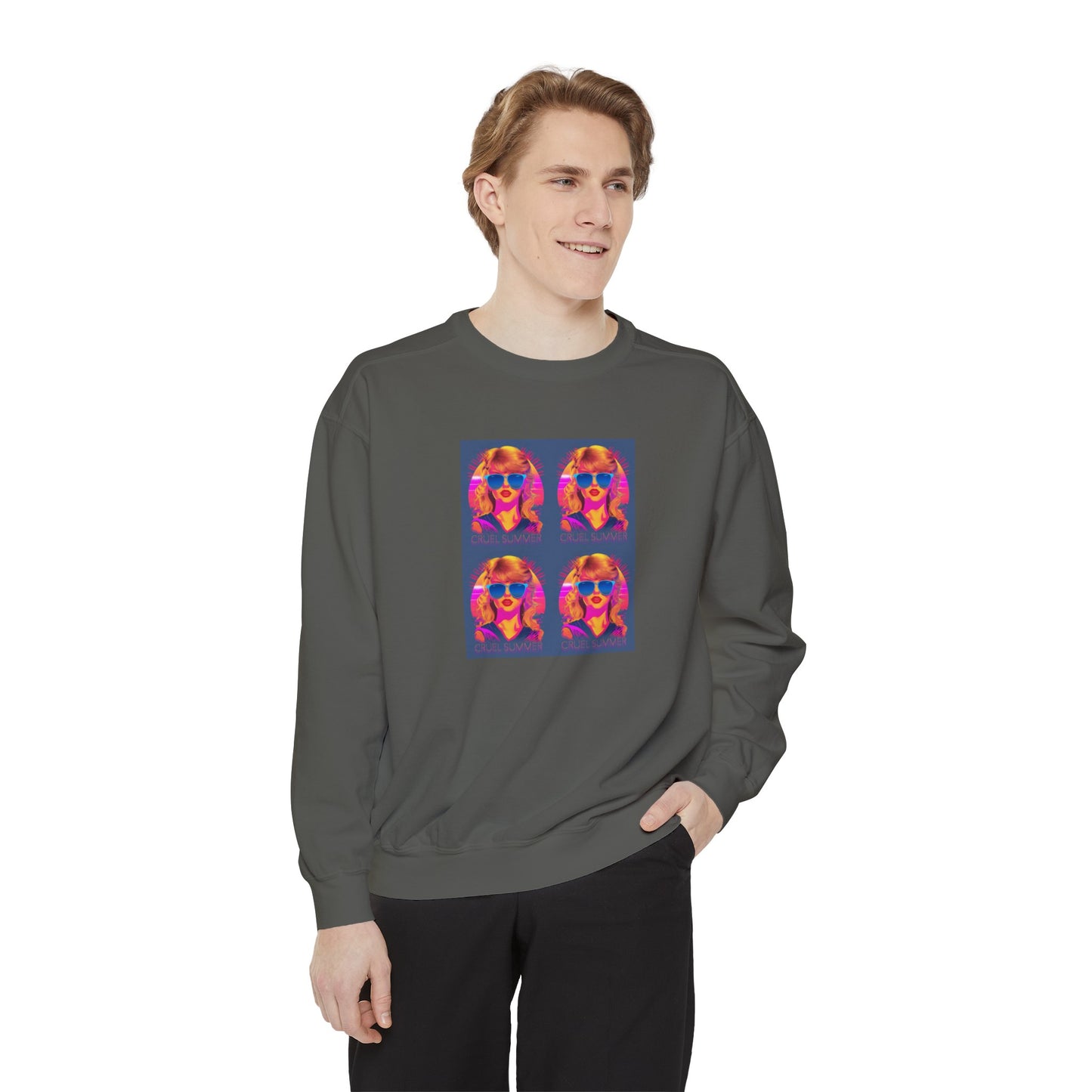 Cruel Summer, Unisex Garment-Dyed Sweatshirt