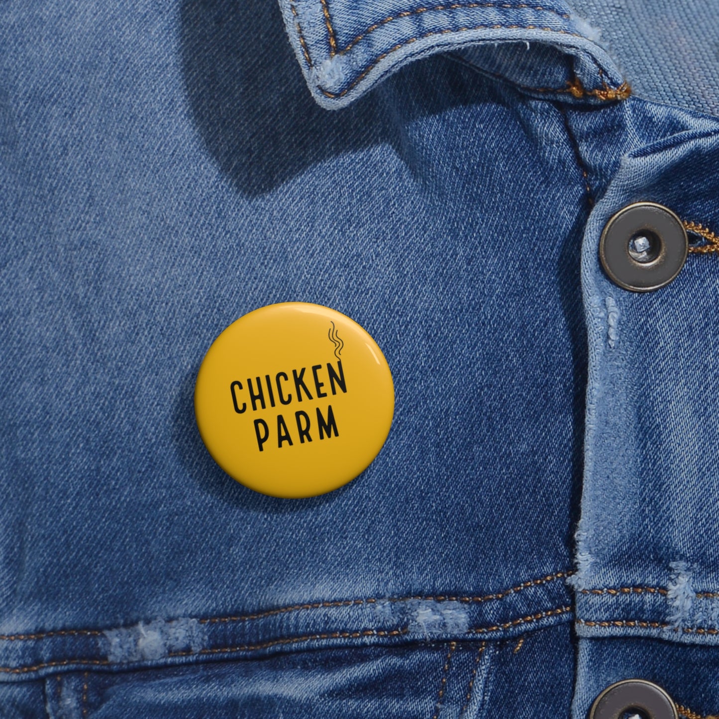 Chicken Parm Pin Button