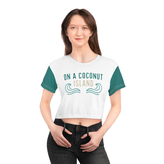 Coconut Island Crop Tee